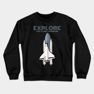 Vintage Space Shuttle Crewneck Sweatshirt